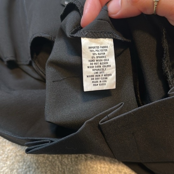 NWT S&D Pleated Black Pencil Skirt Size US10 - Picture 11 of 11
